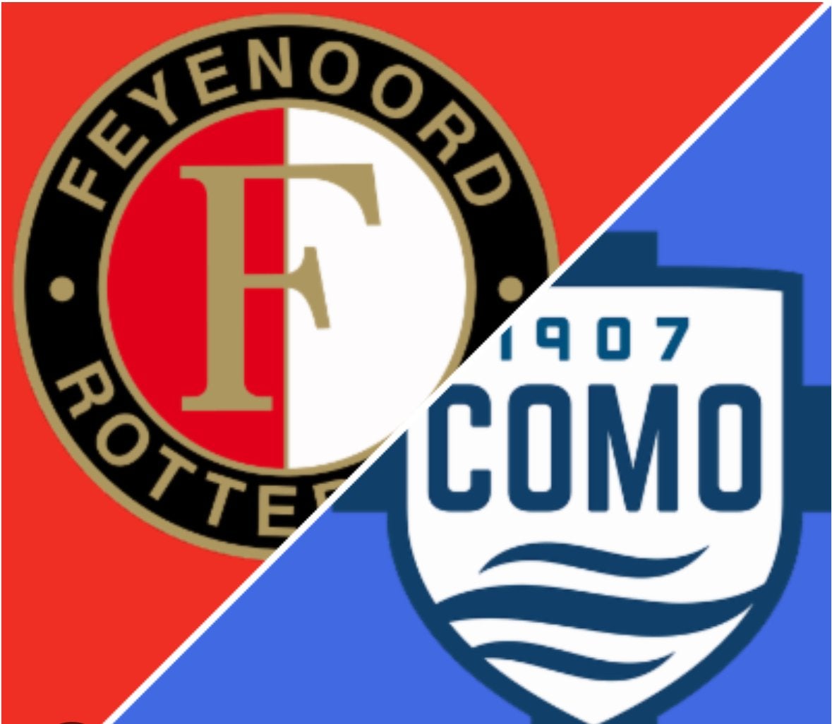 Feyenoord-Como champions league Wedstrijd 14 oktober., Eén persoon, Oktober