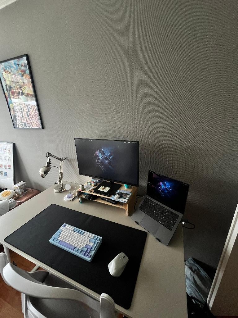 IKEA Desk, Ophalen, Hout, Kabelgoot, Zo goed als nieuw