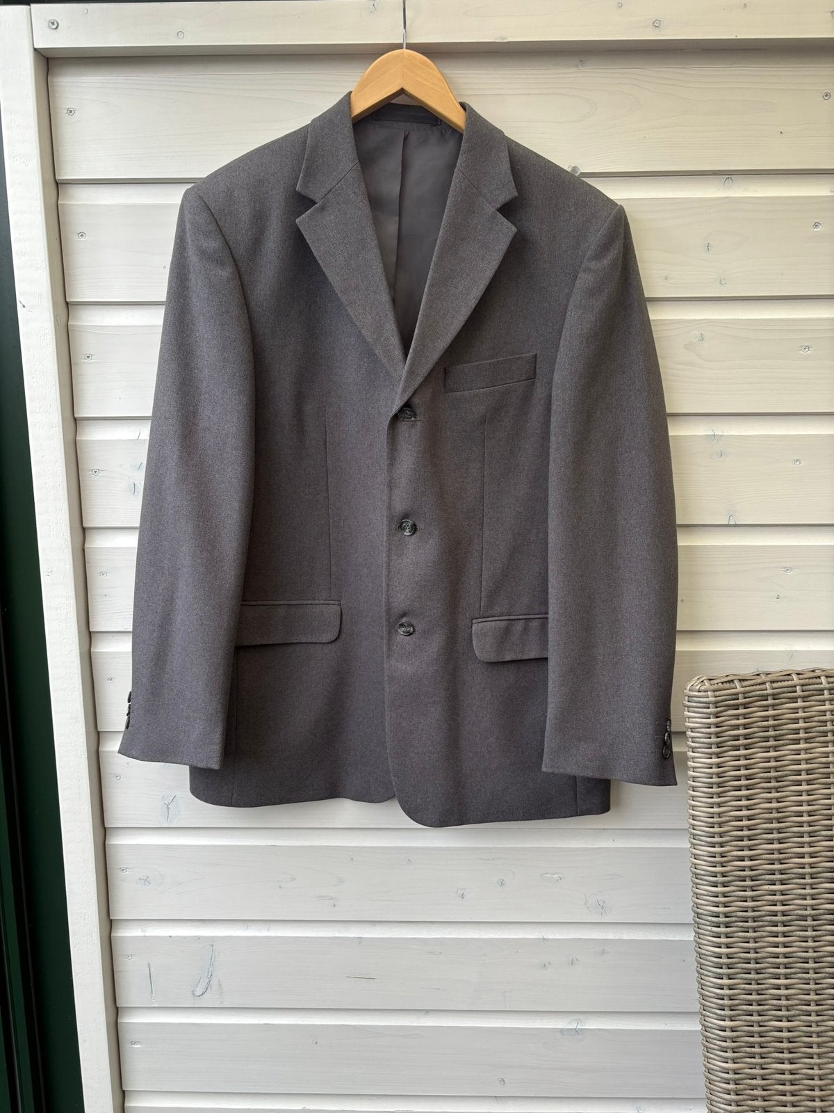 Heren blazer c&a, Ophalen of Verzenden, Gedragen, Maat 52/54 (L), Grijs