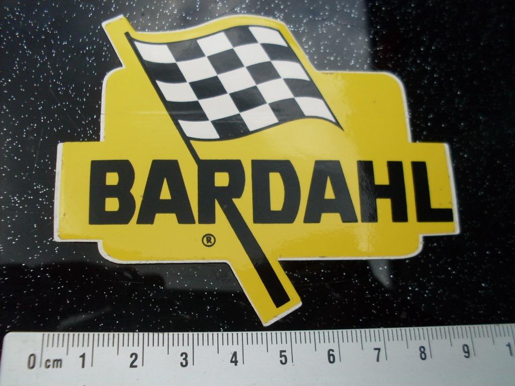sticker bardahl logo oil olie racing race racevlag vlag, Verzenden, Zo goed als nieuw, Merk