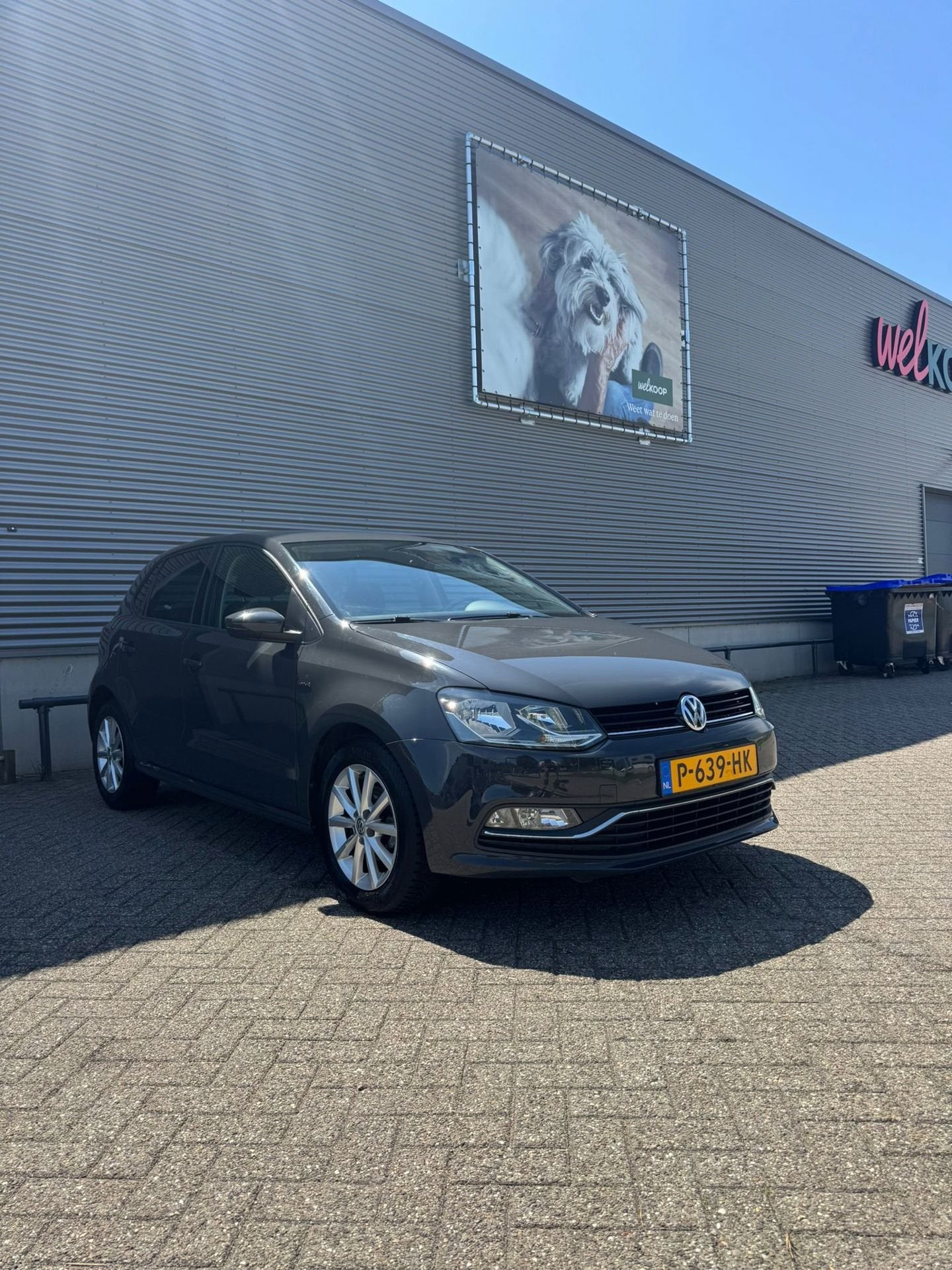 Volkswagen Polo / Apk / Airco / Cruise / Navi / Stoelverwarm, Auto's, Volkswagen, Euro 6, 4 cilinders, Zwart, Bedrijf
