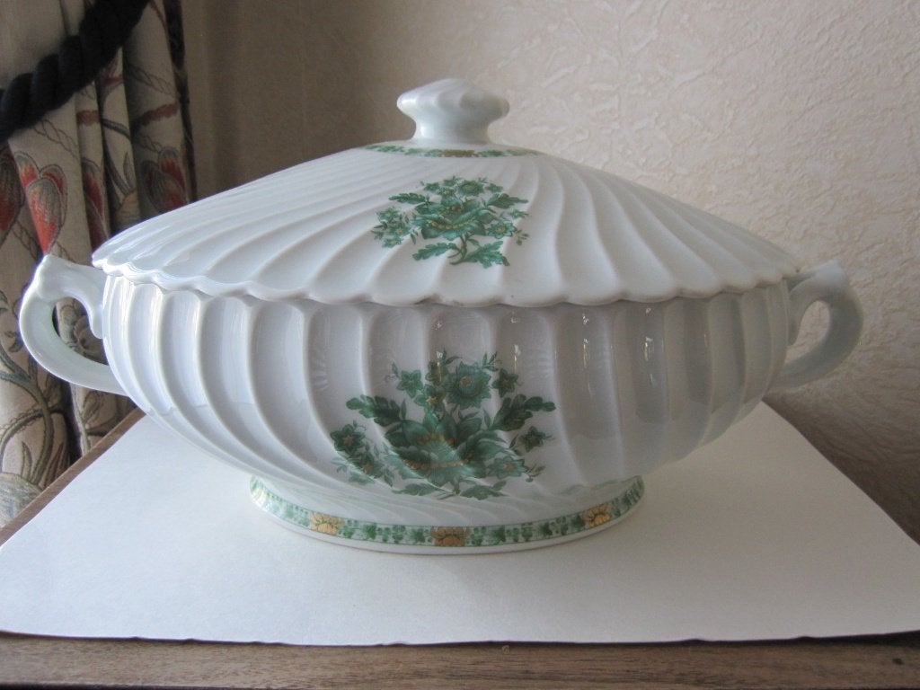 Mooie grote Haviland porselein terrine - Cashmere, Verzenden