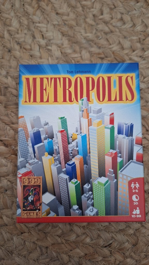 Metropolis 999 games, Een of twee spelers, Ophalen of Verzenden, Zo goed als nieuw, 999Games