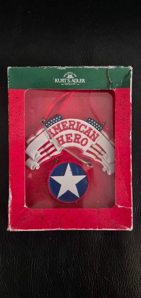 Captain America ornament / Kurt Adler, Verzamelen, Ophalen of Verzenden, Nieuw