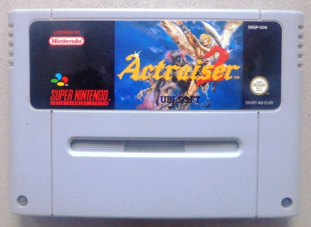 Actraiser voor de Europese Super Nintendo, Spelcomputers en Games, Gebruikt, 1 speler, Racen en Vliegen, Ophalen of Verzenden