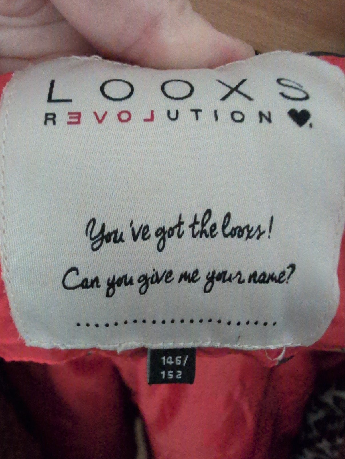 Looxs Revolution teddy jas maat 146/152, Meisje, Looxs Revolution, Ophalen of Verzenden, Zo goed als nieuw