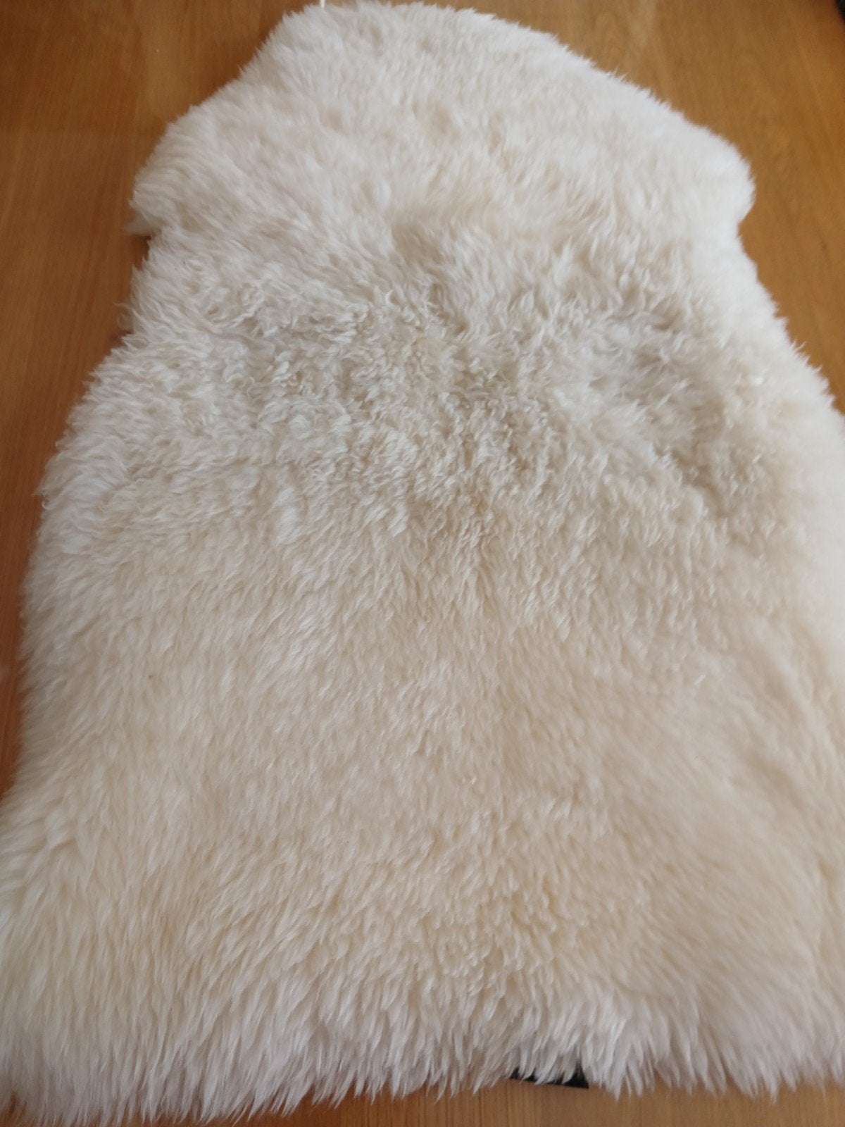 schapenvacht wit - zo goed als nieuw, 50 tot 100 cm, Modern, Scandinavisch, Wit, Zo goed als nieuw