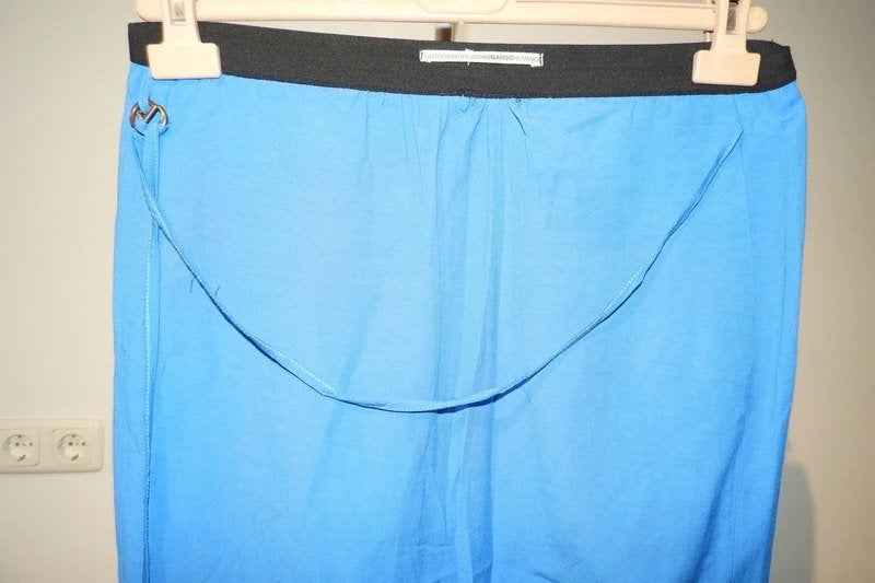 Humanoid azuur turquoise blauwe rok koort valt recht M, Kleding | Dames, Maat 38/40 (M), Humanoid, Zo goed als nieuw, Knielengte