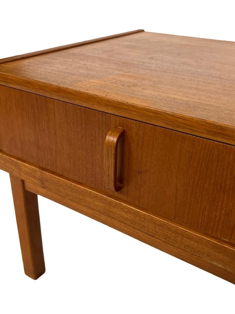 Vintage Scandinavische lage teakhouten kast dressoir 60's, Ophalen, Gebruikt, Vintage kastje, Vintage kastje