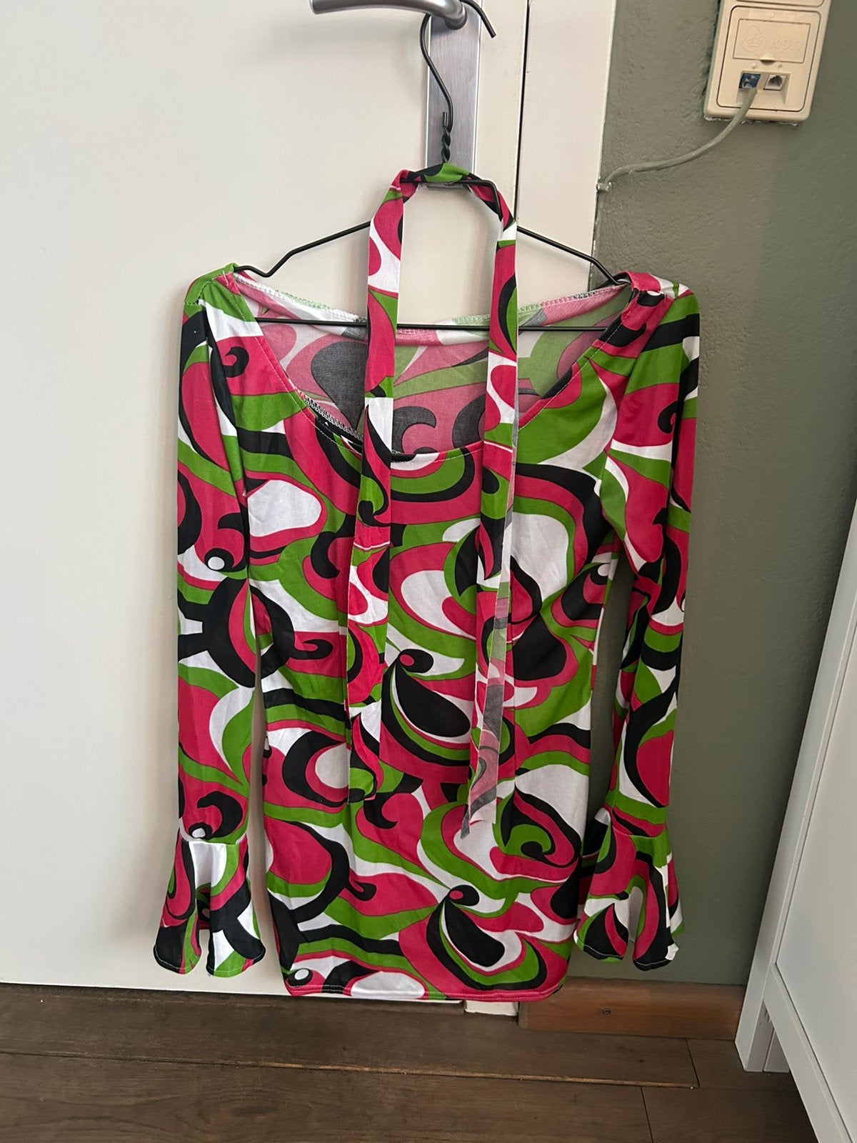 Flower power jurkje maat S, Kleding | Dames, Ophalen, Zo goed als nieuw, Maat 38/40 (M), Carnaval