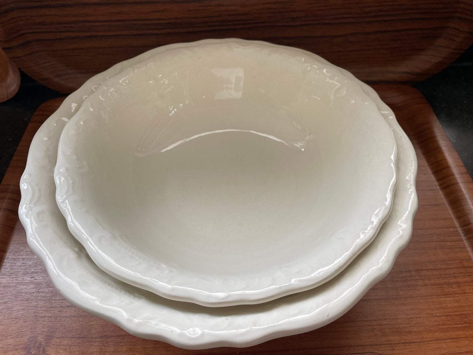 Petrus Regout Schalen Set - 22 cm en 26 cm diameter, Ophalen of Verzenden