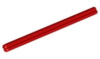 Lego Technic Axle 8L rood 4 stuks nieuw, Ophalen of Verzenden, Nieuw, Losse stenen, Lego