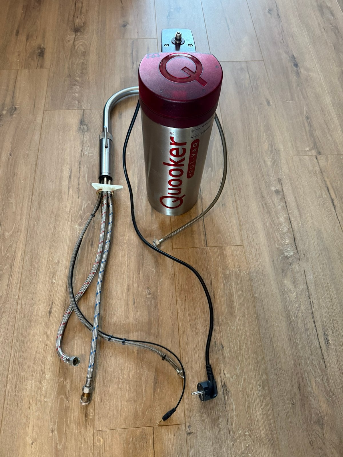 Quooker PRO3-VAQ-E keukenkraan, Gebruikt, Aardgas, Minder dan 20 liter, Boiler
