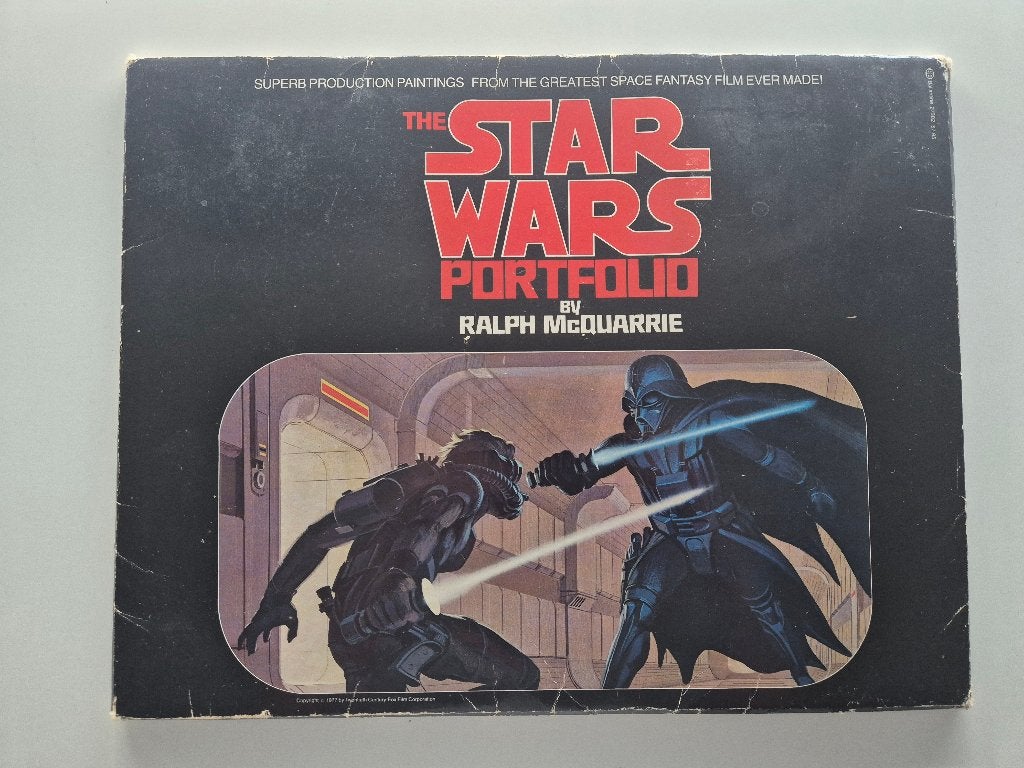 Star Wars Overig Vintage Portfolie McQuarrie 1977 2 prints, Ophalen of Verzenden, Nieuw, Actiefiguurtje