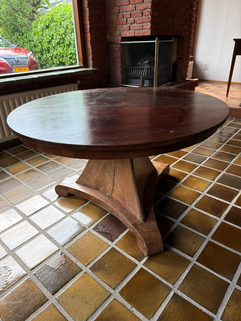 Antieke salontafel, Ophalen