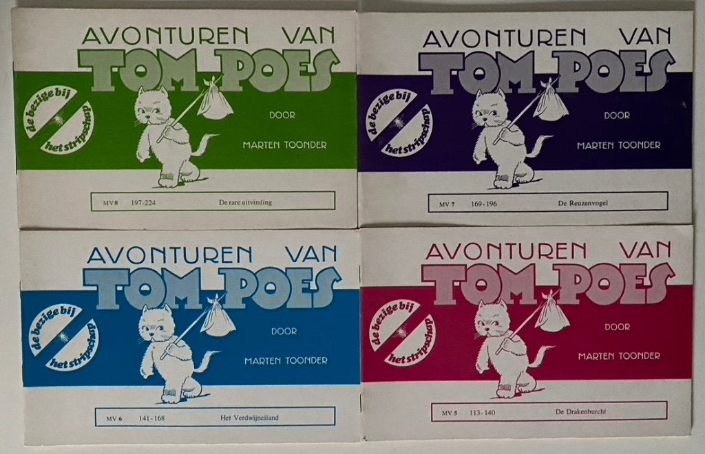 Tom poes - complete serie Stripschap 44 deeltjes, Eén stripboek, Ophalen of Verzenden, Zo goed als nieuw