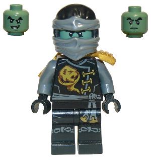 Lego Ninjago  Cole - Skybound, Ghost, Head Wrap njo0201, Ophalen of Verzenden, Zo goed als nieuw