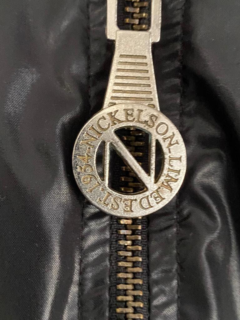 K47 Nickelson maat S=46 jas jasje windjas regenjas, Zwart, Nickelson, Ophalen of Verzenden, Zo goed als nieuw