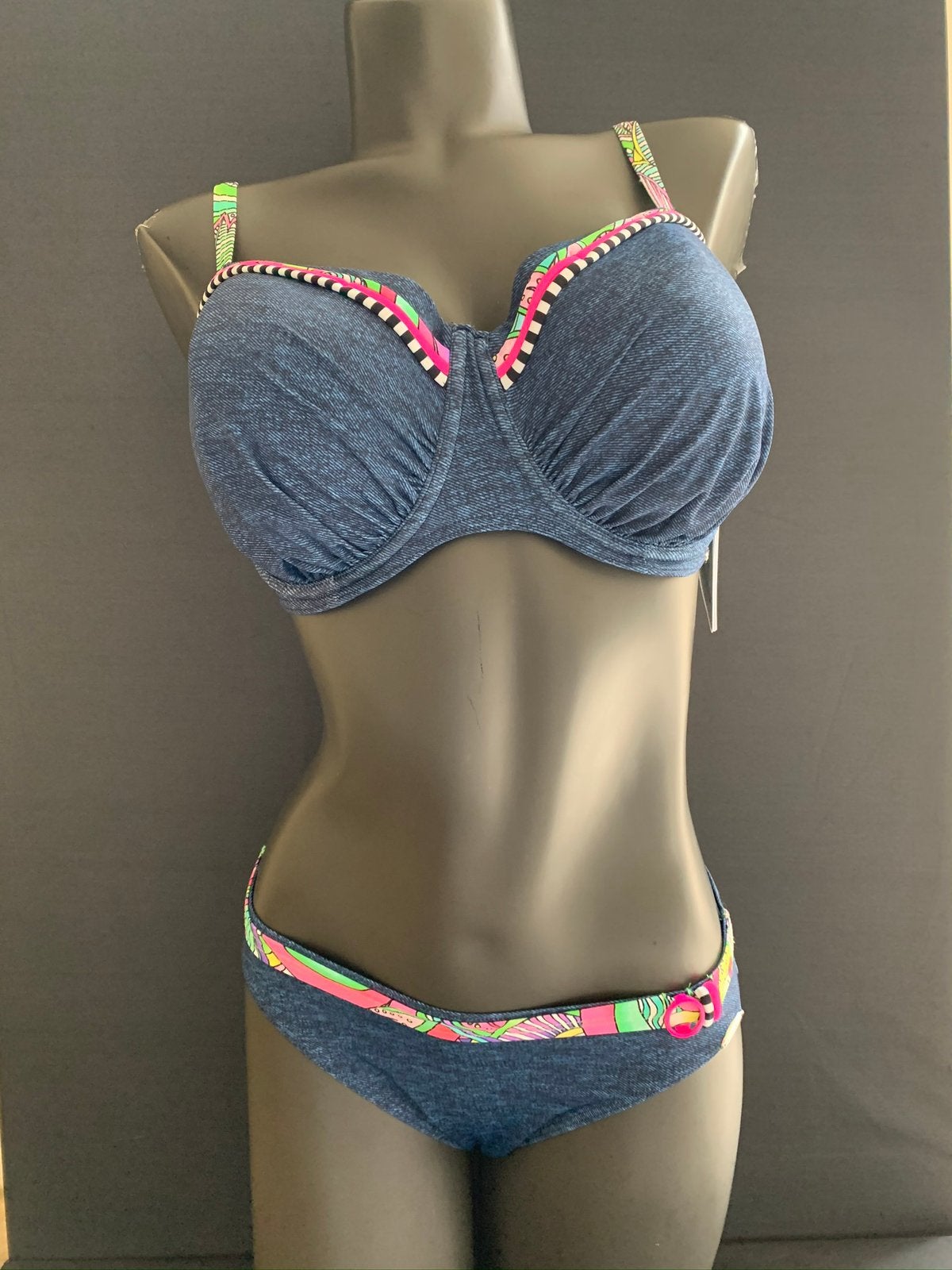 Sunflair bikini maat 40g, Kleding | Dames, Badmode en Zwemkleding, Verzenden, Nieuw, Blauw, Bikini