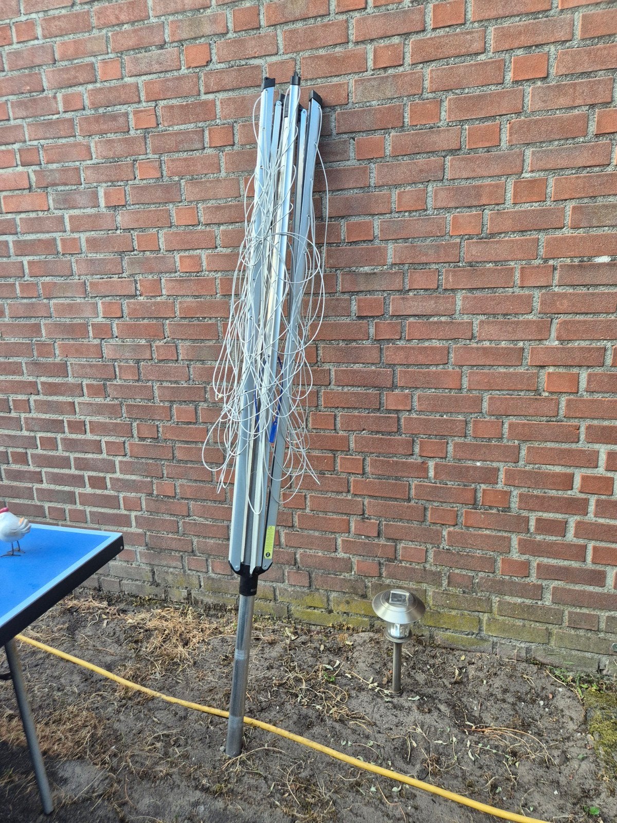 Droogmolen met voet voor in de grond, Tuin en Terras, Ophalen of Verzenden, Zo goed als nieuw, Droogmolen