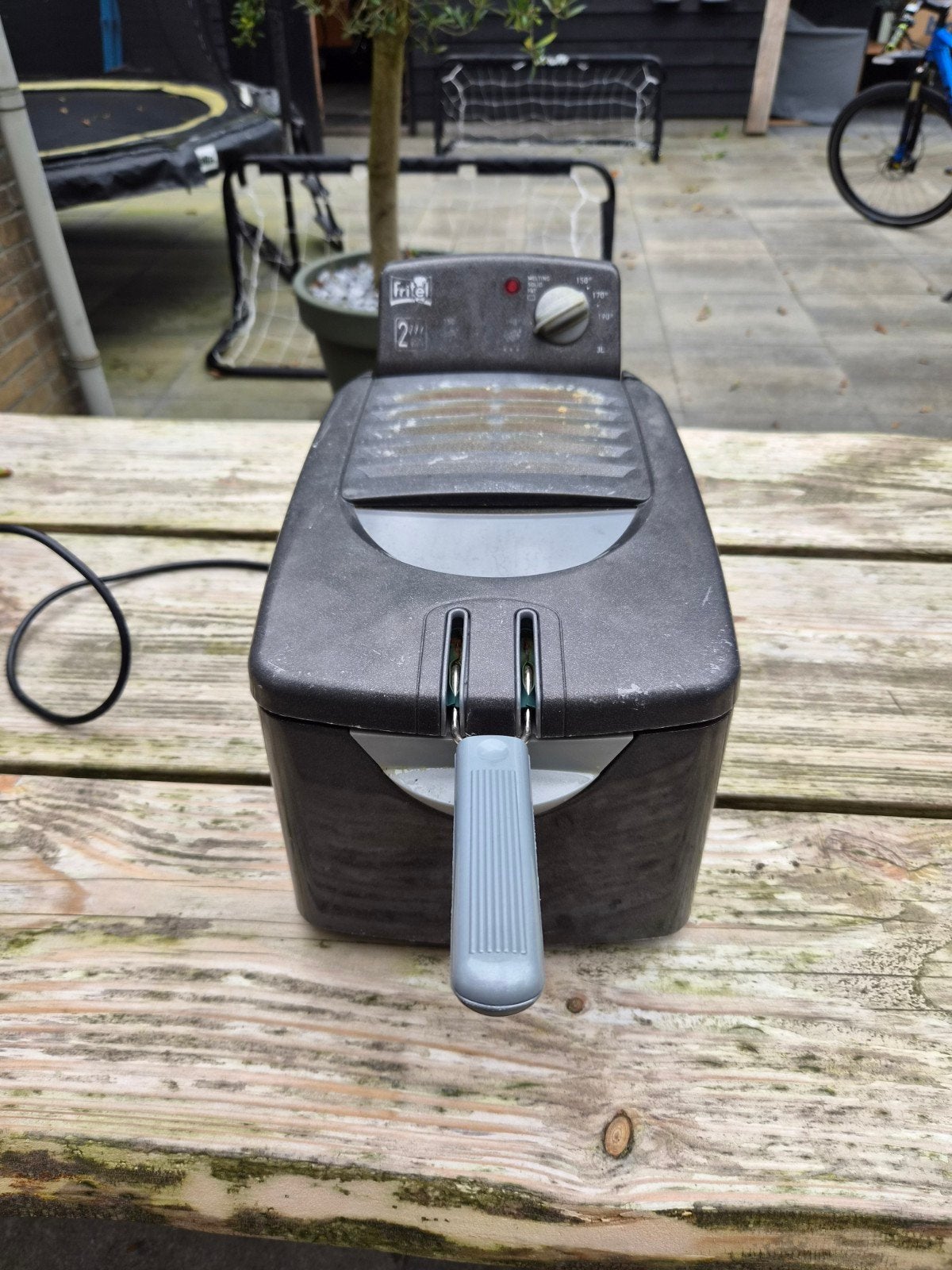Fritel Turbo SF 4178 Frituurpan - 3 Liter, 3 tot 4 liter, Ophalen of Verzenden, Gebruikt, Uitneembare binnenpan