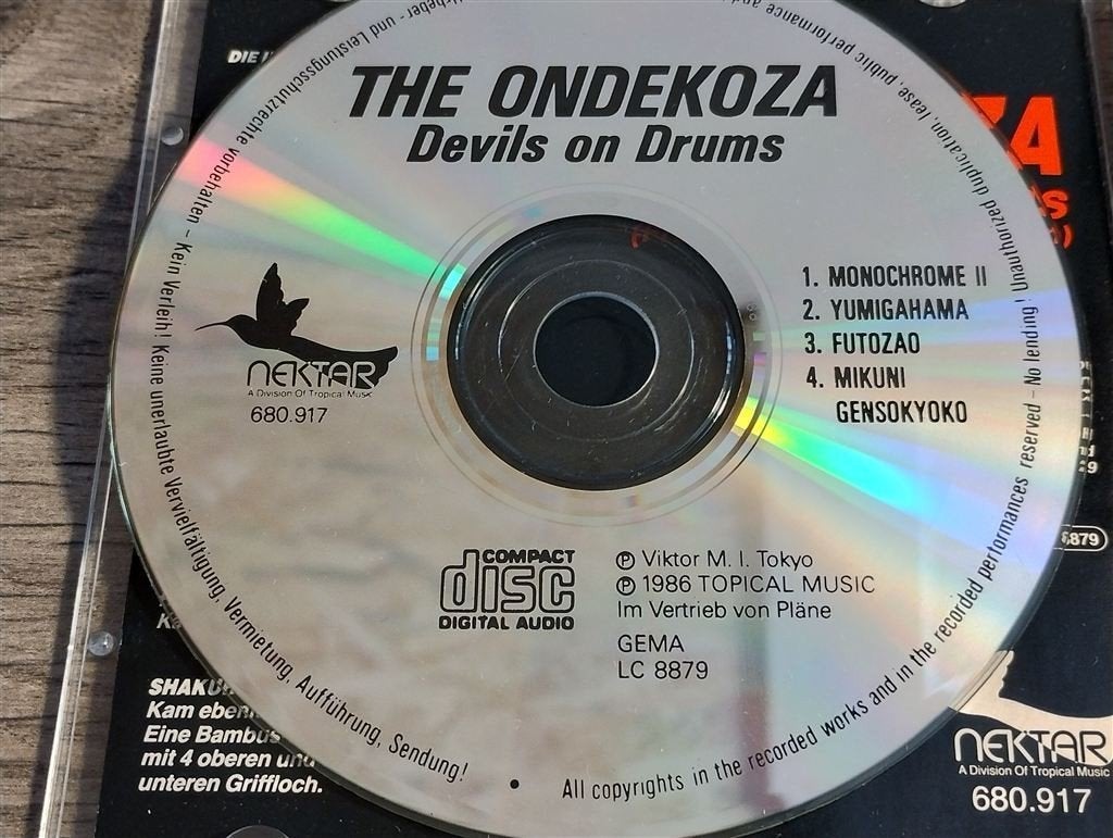 The Ondekoza - Devils On Drums [From The Sado-Island / Japan, Ophalen of Verzenden, Zo goed als nieuw