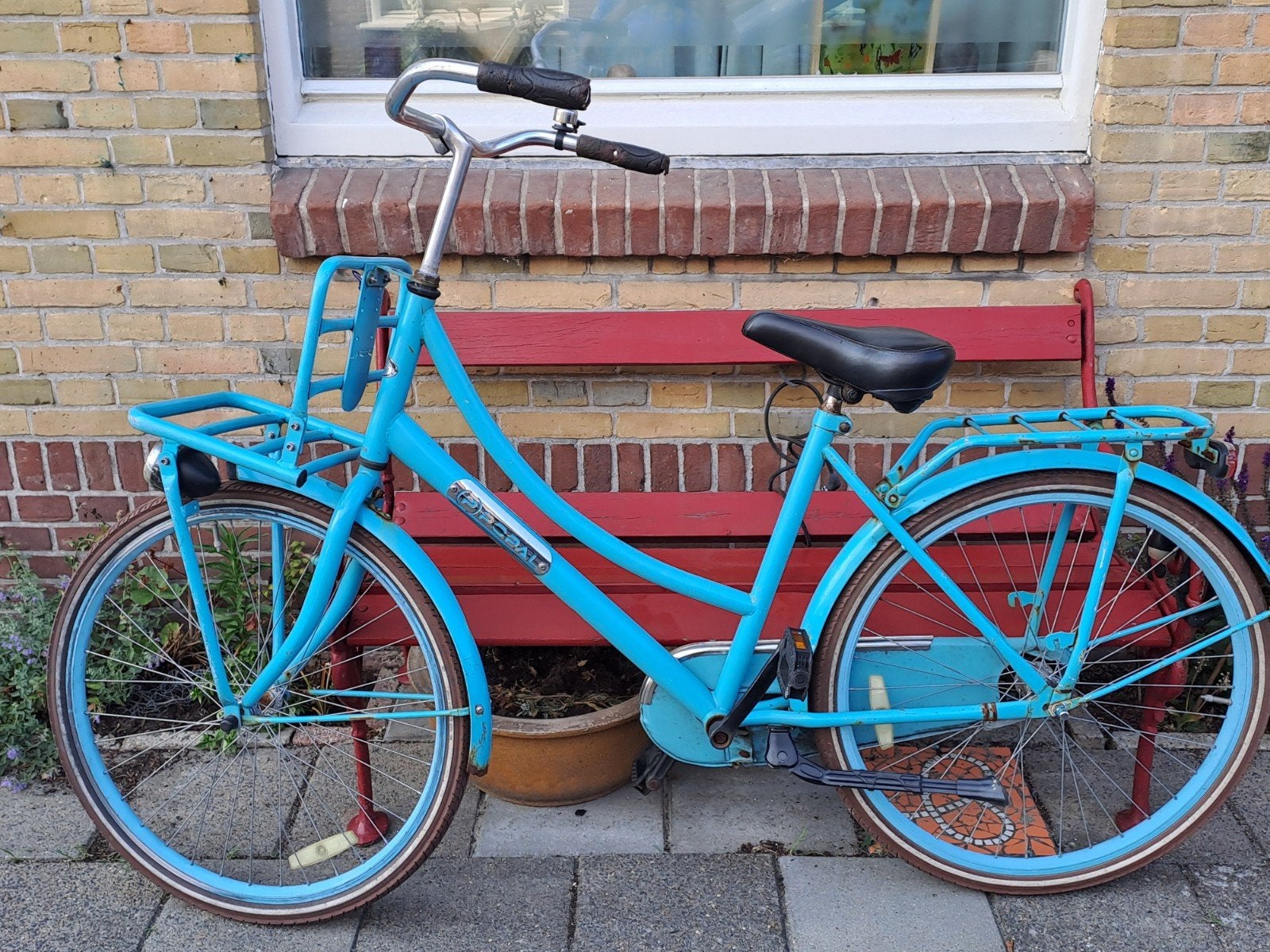 Degelijke fiets voor 10-13 jarige - Blauw, Fietsen en Brommers, Fietsen | Meisjes, Ophalen, Terugtraprem, Popale, Gebruikt
