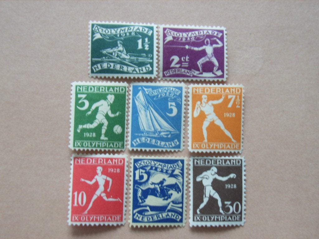 BL  Nederland 212-219, Postzegels en Munten, Postzegels | Nederland, Ophalen of Verzenden, T/m 1940
