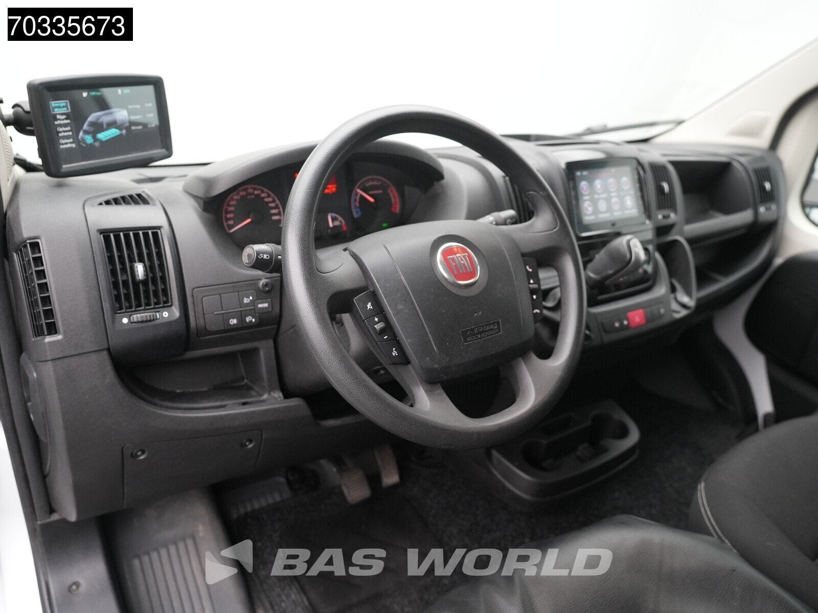 Fiat e-Ducato 79kWh Long Range Electric L2H2 AC/Climate Navi, Auto's, Automaat, Stof, Gebruikt, Euro 6
