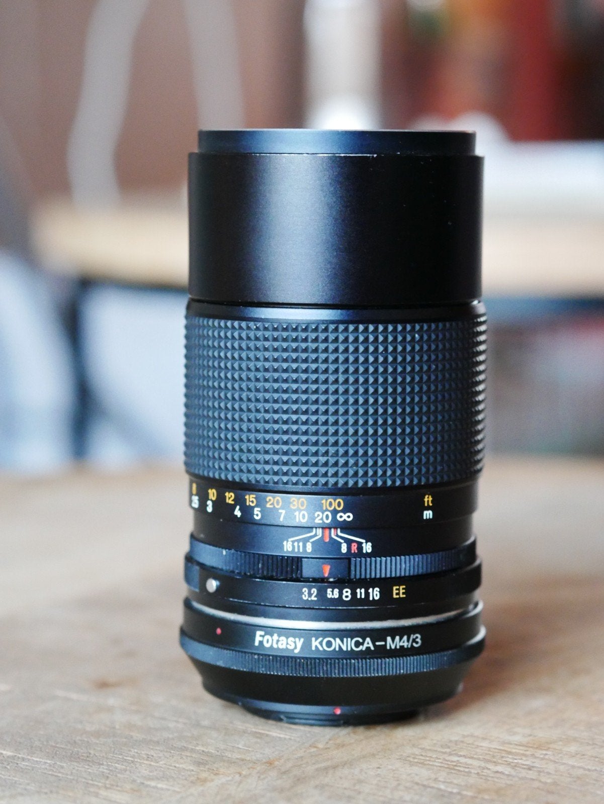 Konica Hexanon AR 135mm F3.2 & 28mm F3.5 lenzen met adapter, Overige merken, Gebruikt, Overige vattingen, Handmatige focus