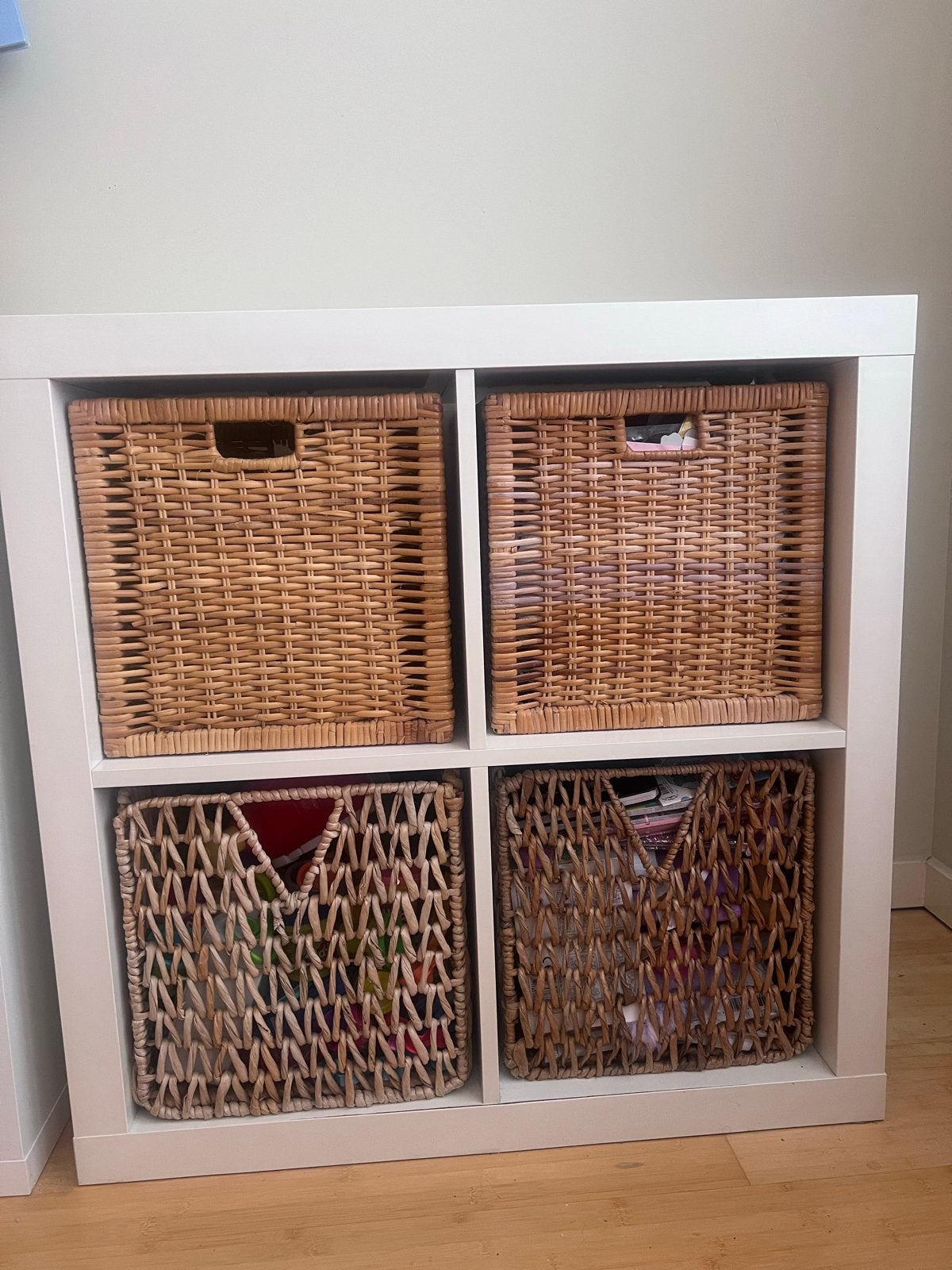 IKEA Kallax kast met manden, Ophalen, Gebruikt