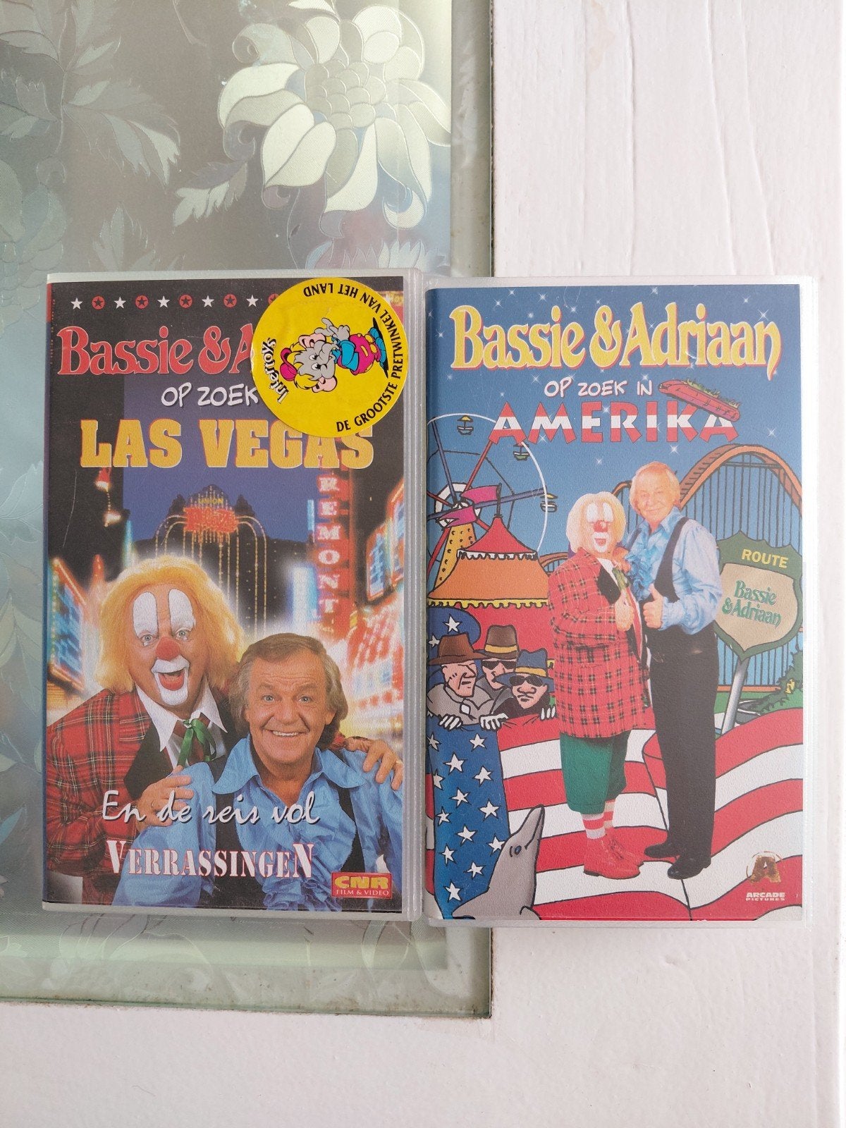 Bassie en Adriaan in Florida & Las Vegas VHS Arcade., Cd's en Dvd's, Ophalen of Verzenden, Gebruikt, Kinderprogramma of -film