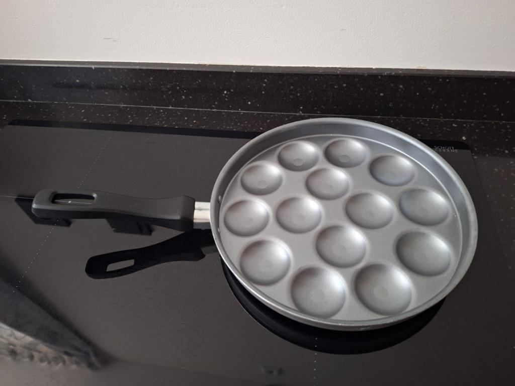 Koopmans Poffertjespan met Antiaanbaklaag - Nieuwstaat, Ophalen of Verzenden, Nieuw, Aluminium, Overige typen