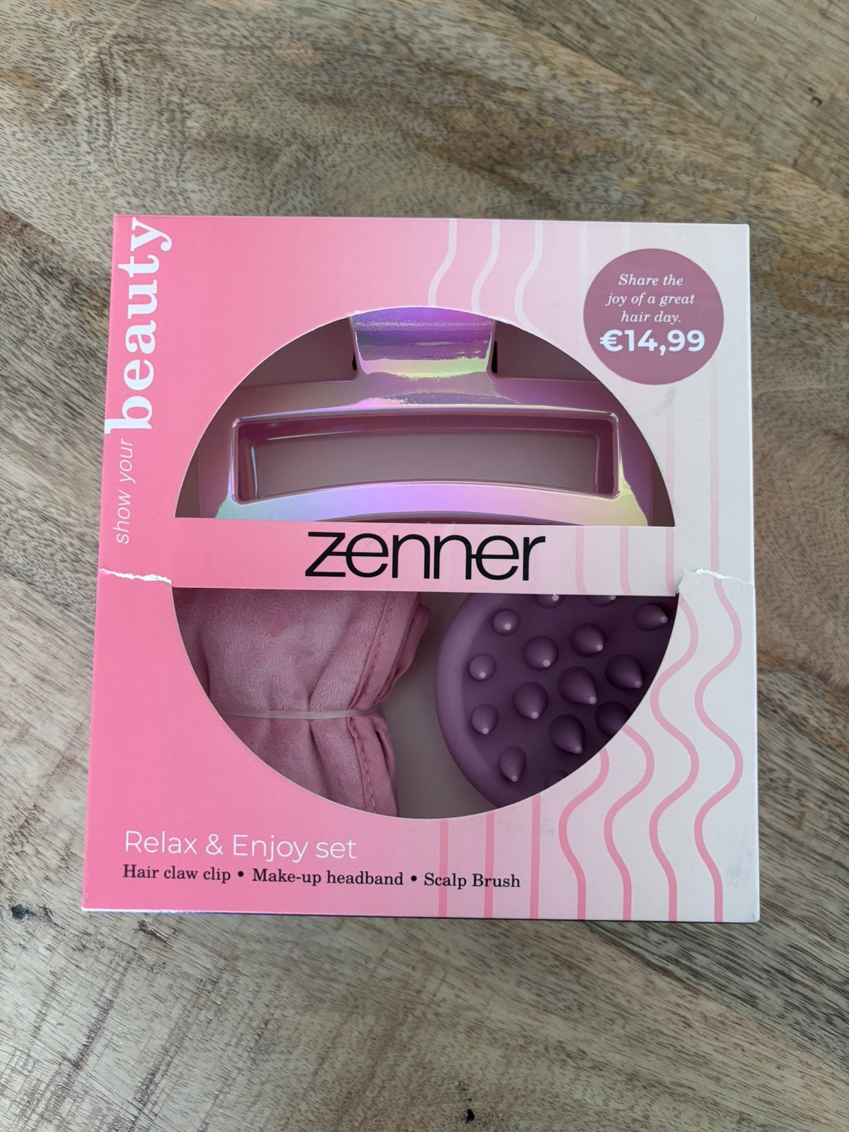 Zenner Relax & Enjoy Set - Nieuw, Ophalen of Verzenden, Nieuw, Kam of Borstel