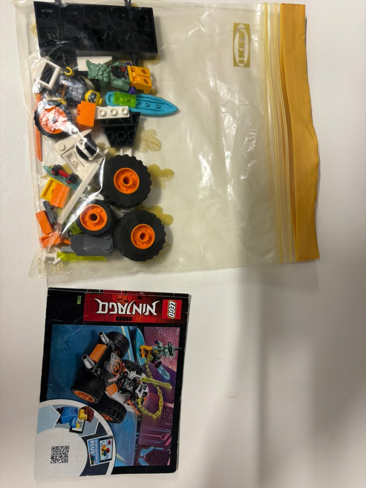 Lego ninjago 71706 coles speeder car, Lego, Ophalen of Verzenden, Zo goed als nieuw, Inclusief instructies