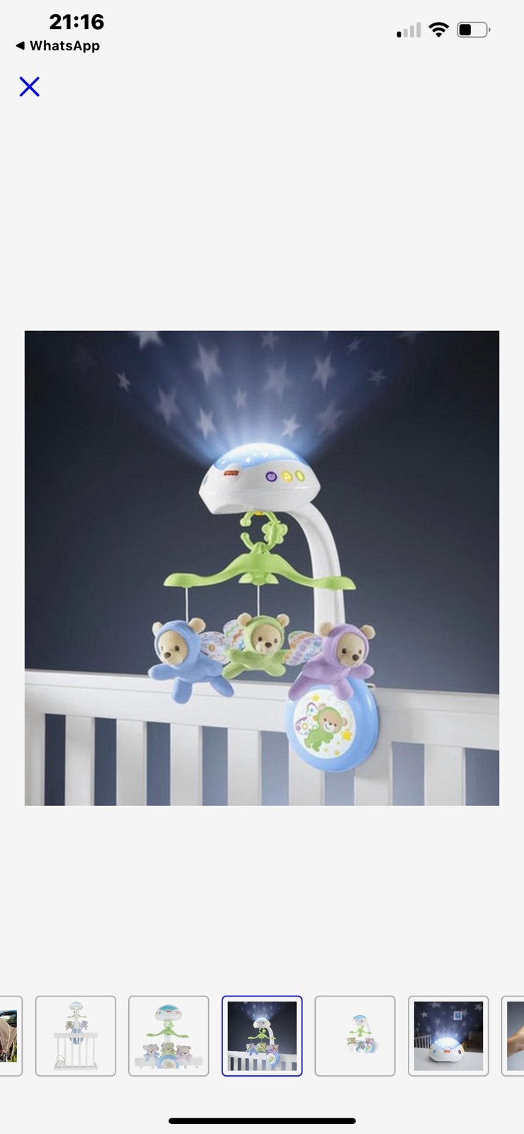 FISHER-PRICE berendromen 3in 1 mobiel.€20;00, Ophalen, Zo goed als nieuw, Overige typen