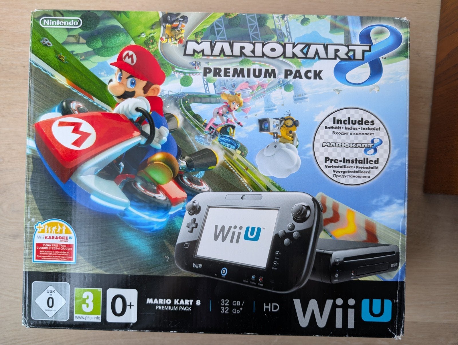 WiiU in doos CIB mariokart8 32gb compleet inc games, Spelcomputers en Games, Ophalen, Zo goed als nieuw, Met 1 controller, Met games