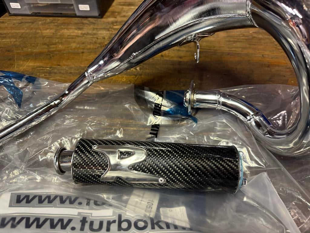 Nieuwe Turbokit Cromada Uitlaat Derbi DRD Pro Rechtsom, Derbi, Derbi, Nieuw, Uitlaat