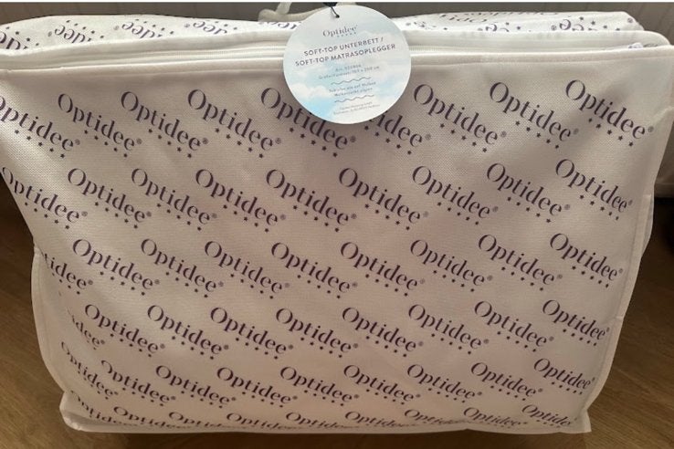 Optidee Soft topper 180x200 Nieuw!!, Wit, Ophalen of Verzenden, Overige typen, Ademend