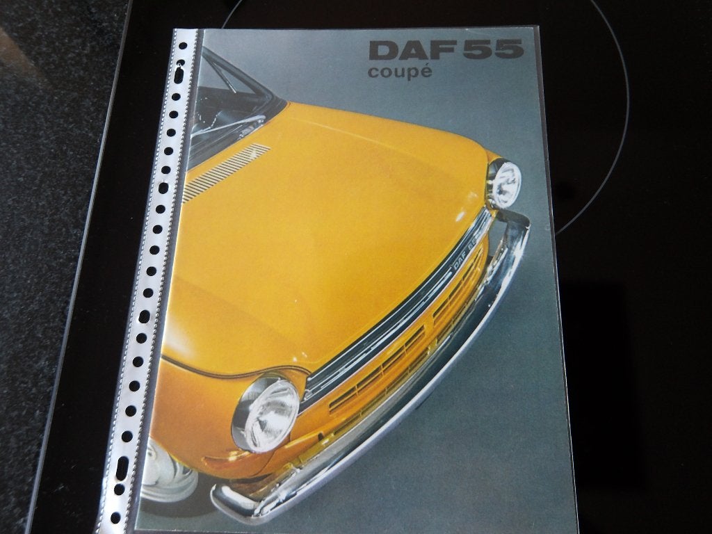 DAF 55 Coupé brochure, Ophalen of Verzenden, Zo goed als nieuw, Overige merken, DAF