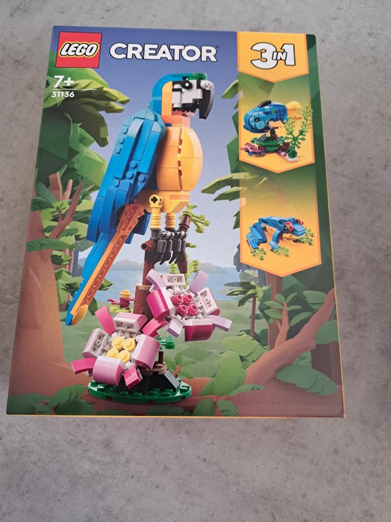 LEGO Creator 3in1 Papegaai (31136) Nieuw in doos, Ophalen, Nieuw