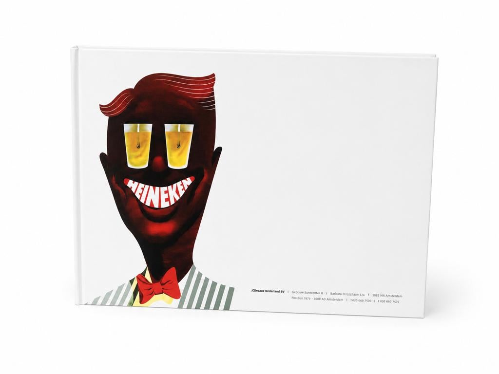 Uniek hardcover promotie-/designboek van Heineken + JCDecaux, Ophalen of Verzenden, Zo goed als nieuw, Overige typen, Heineken