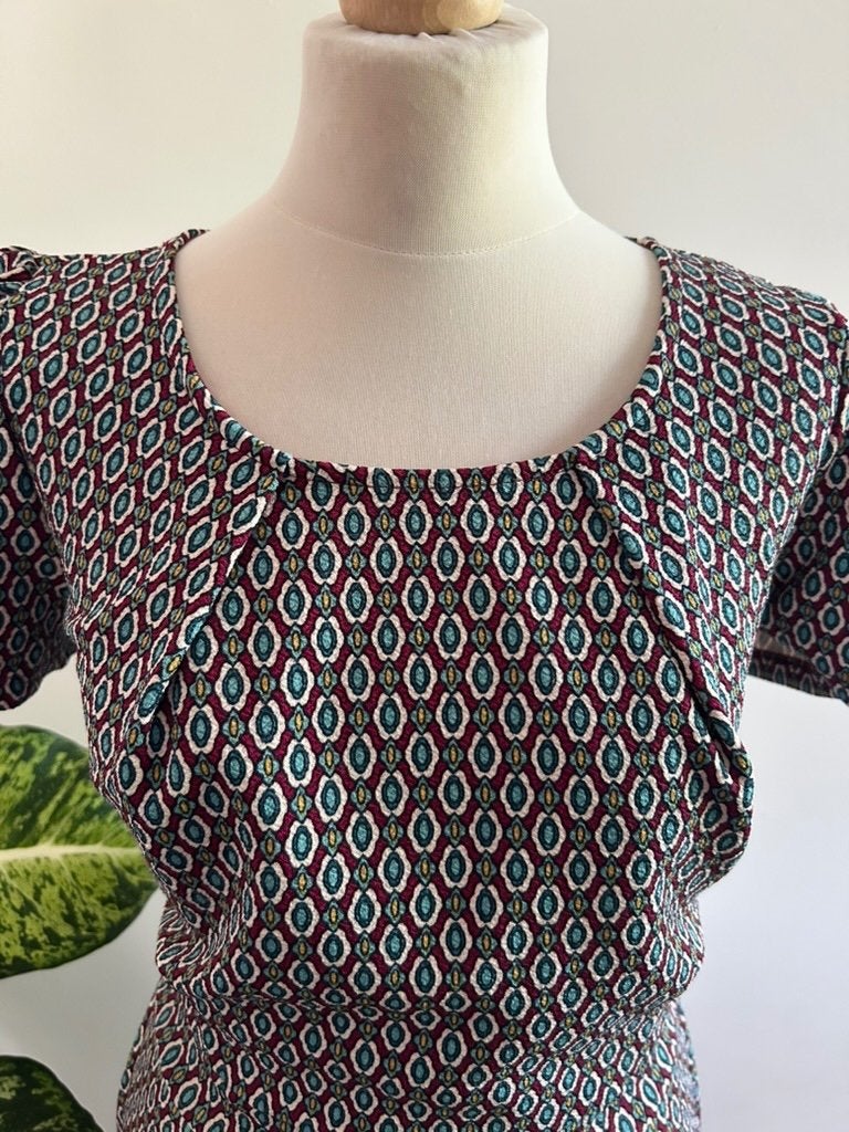 King Louie maat XL retro paarse mona jurk 3356, Kleding | Dames, Jurken, Paars, Maat 46/48 (XL) of groter, Ophalen of Verzenden
