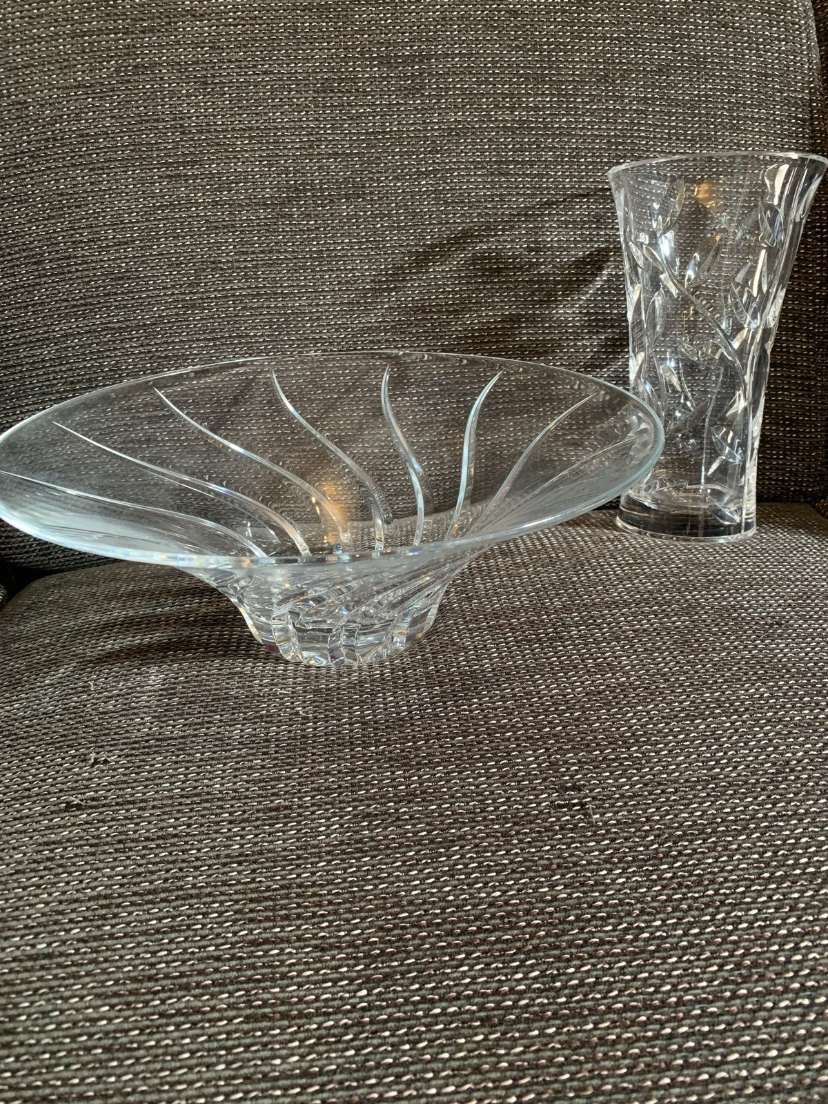 Glazen kristellen fruit schaal, Antiek en Kunst, Ophalen of Verzenden