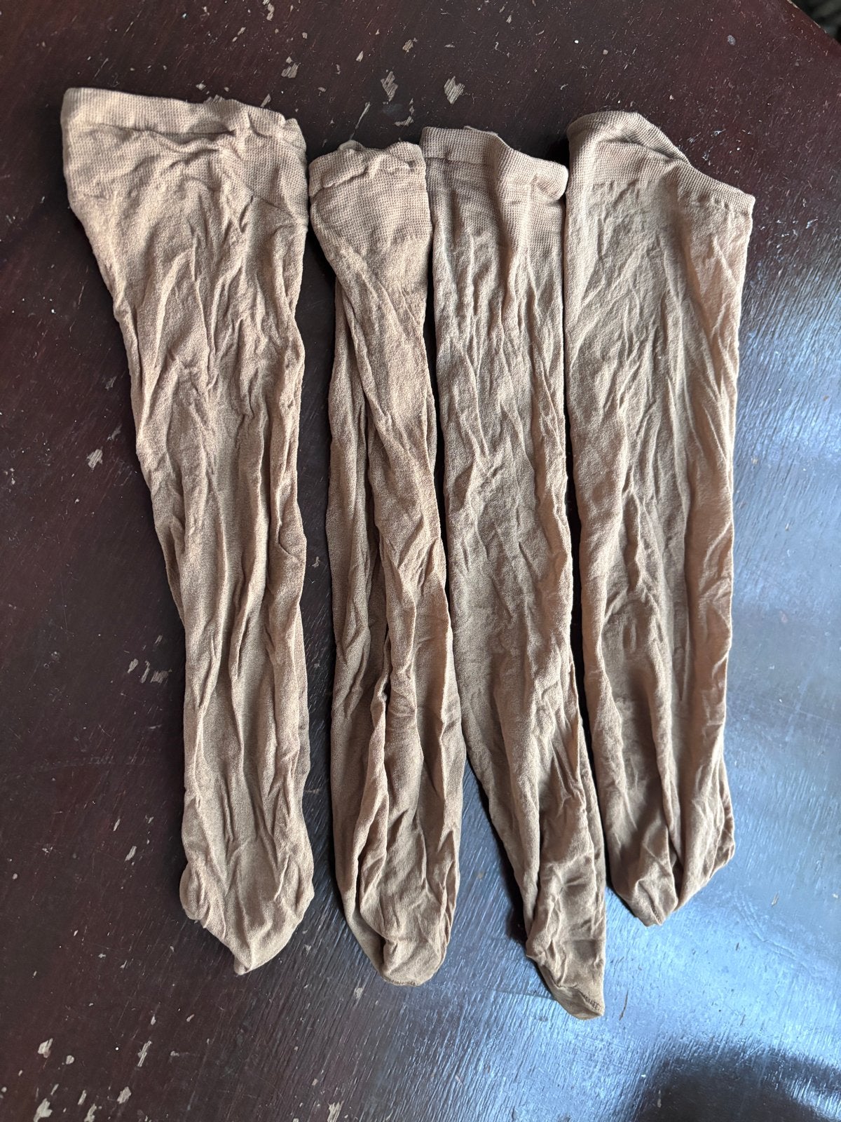 Panty's - set van 2, Beige, Maat 40/42 (M), Ophalen of Verzenden, Panty