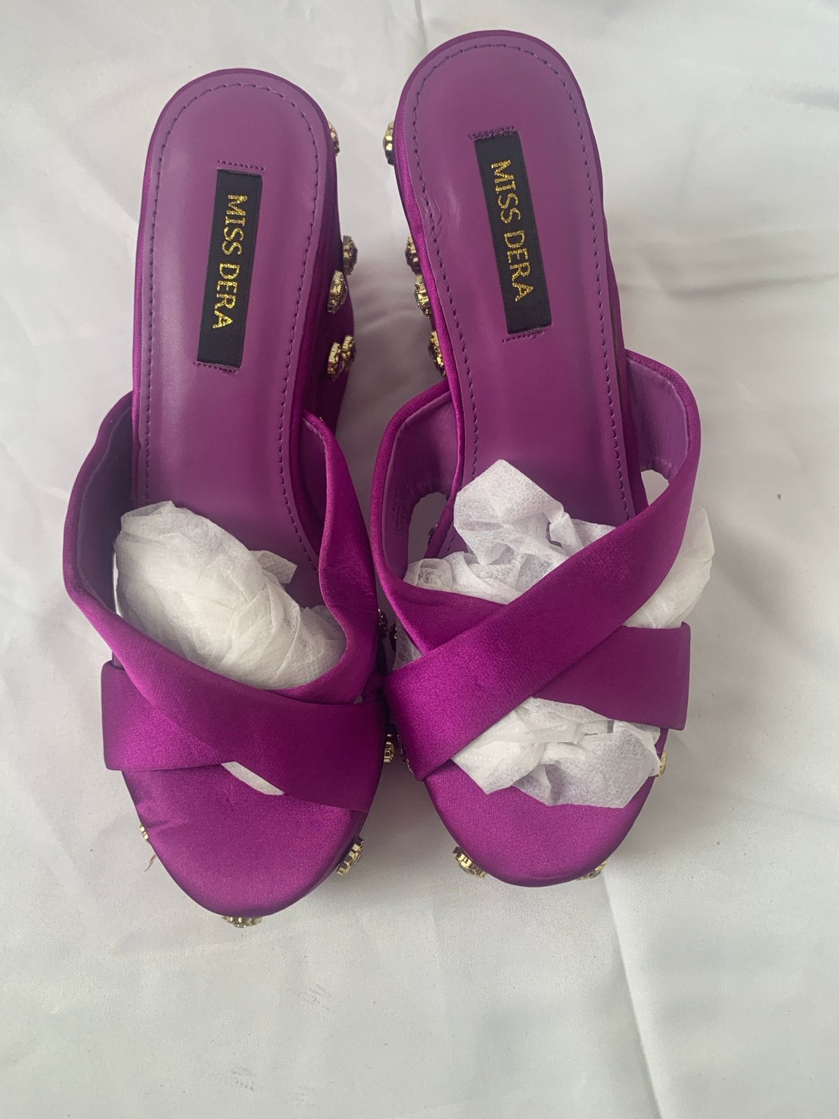 Mooie Miss DERA dames sandalen met hak - Nieuw - Maat 37, Ophalen of Verzenden, Nieuw, Overige kleuren, Sandalen of Muiltjes