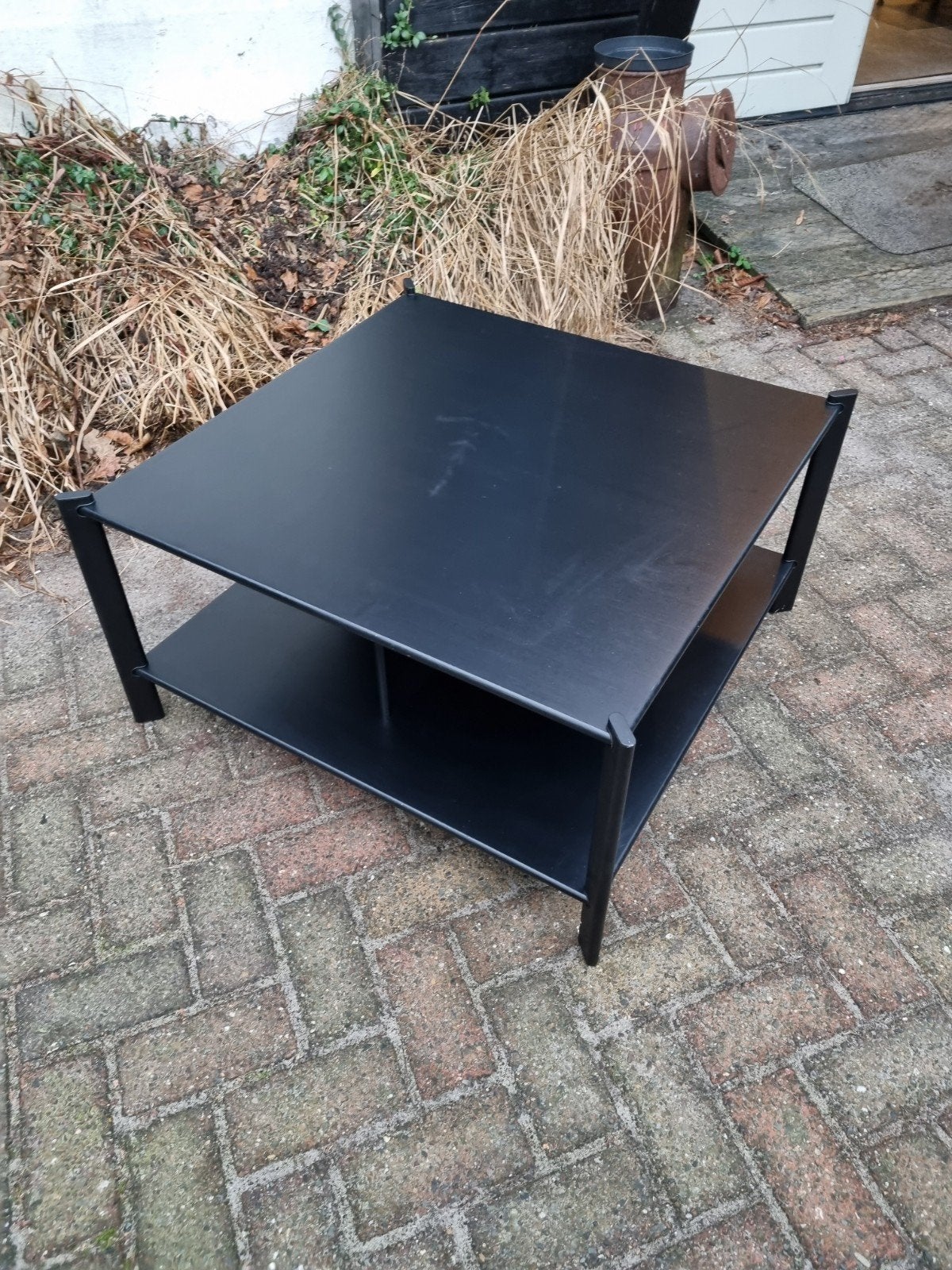 Mooie vierkante salontafel, Ophalen, 50 tot 100 cm, Vierkant, 50 tot 100 cm