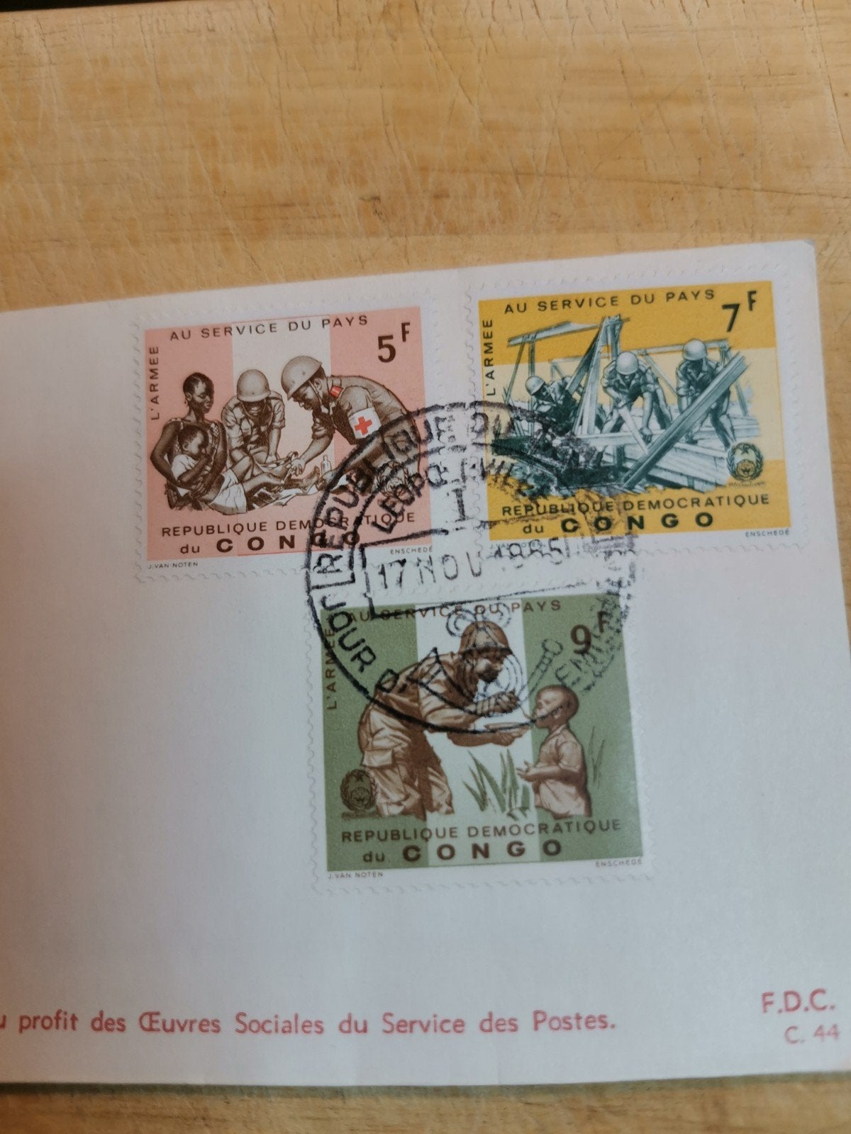 Postzegels Democratische Republiek Congo - FDC, Ophalen of Verzenden, Overige landen, Gestempeld