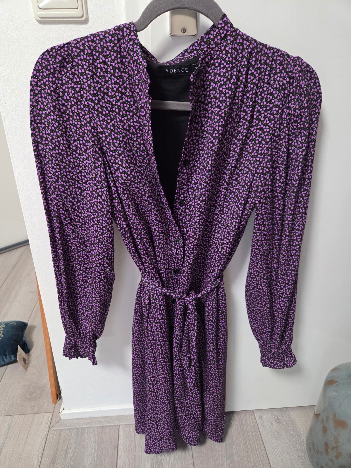 Nieuwe Ydence bloemen jurk - Maat XS, Kleding | Dames, Paars, Nieuw, Maat 34 (XS) of kleiner, Ydence
