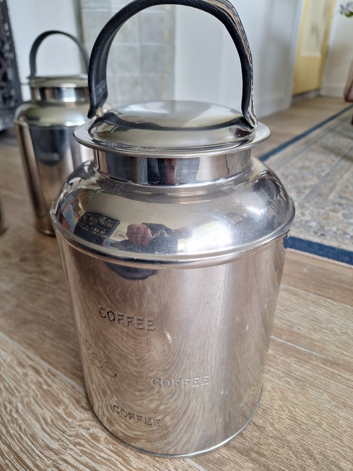 Vintage voorraadbussen voor koffie, thee en suiker, Ophalen of Verzenden